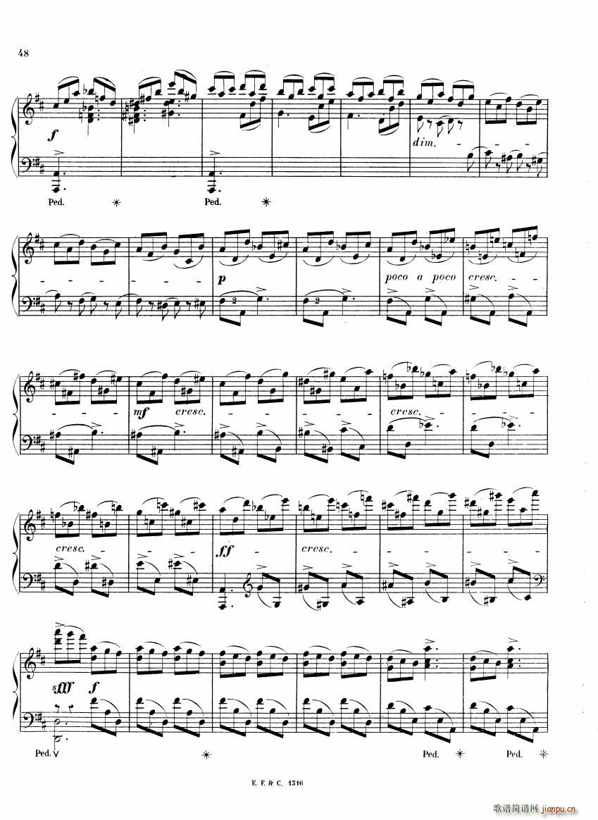 Chaminade 6 Etudes Op35 ��(����V)7