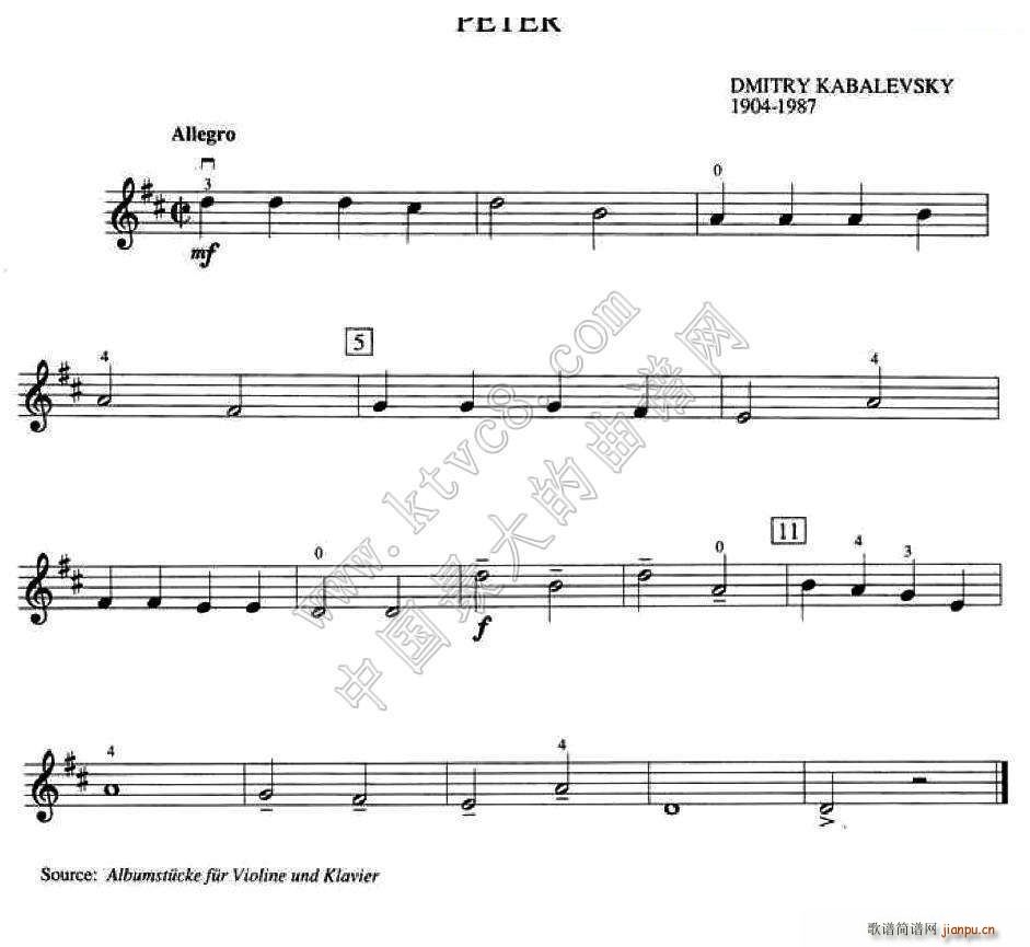 Dmitry Kabalevsky Peter ���ô�С���ٿ��� �A�伉(С�����V)1
