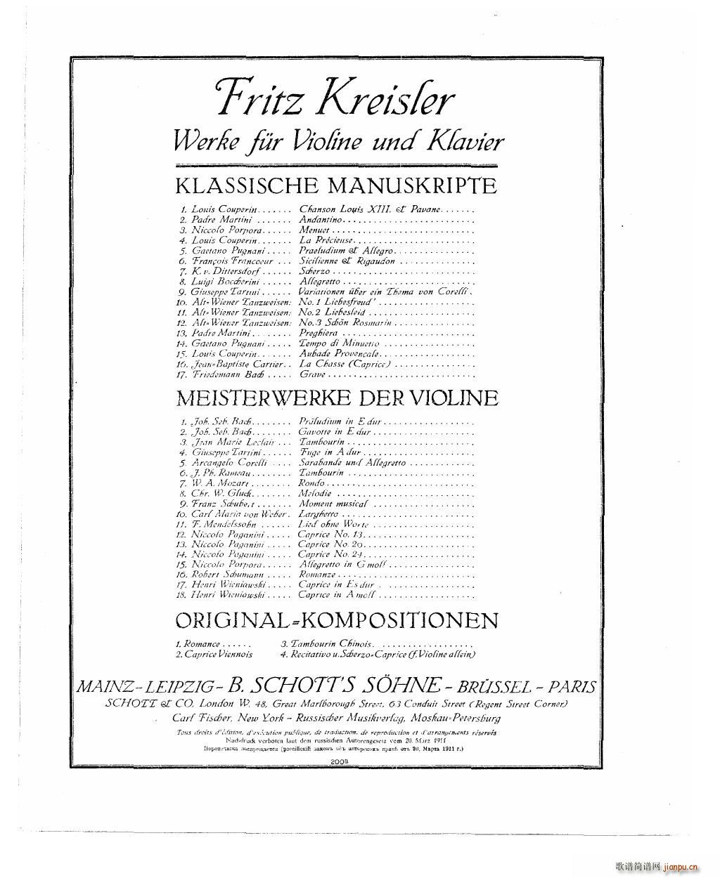 Bowen Humoresque for violin and piano(����V)24