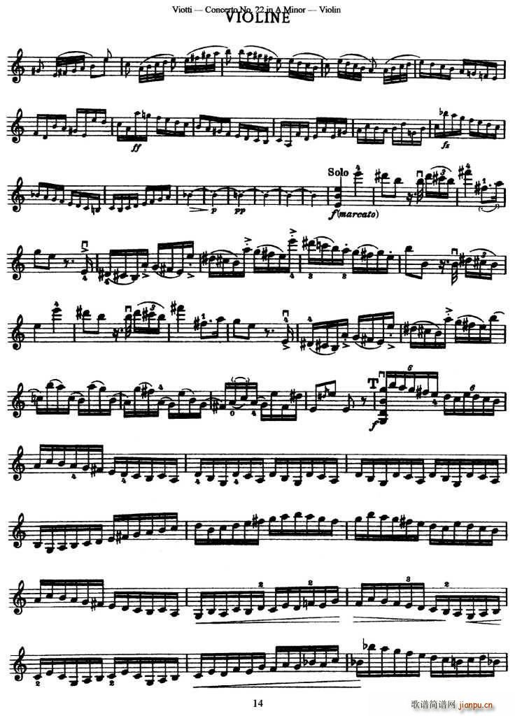 Concerto No.22 in A Minor(С�����V)6