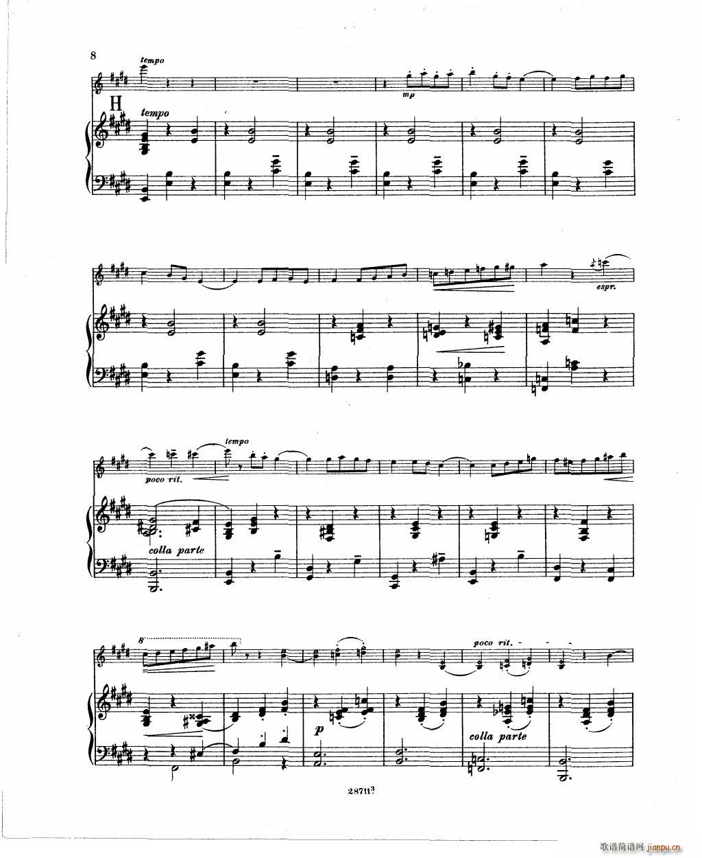 Bowen Humoresque for violin and piano(����V)10