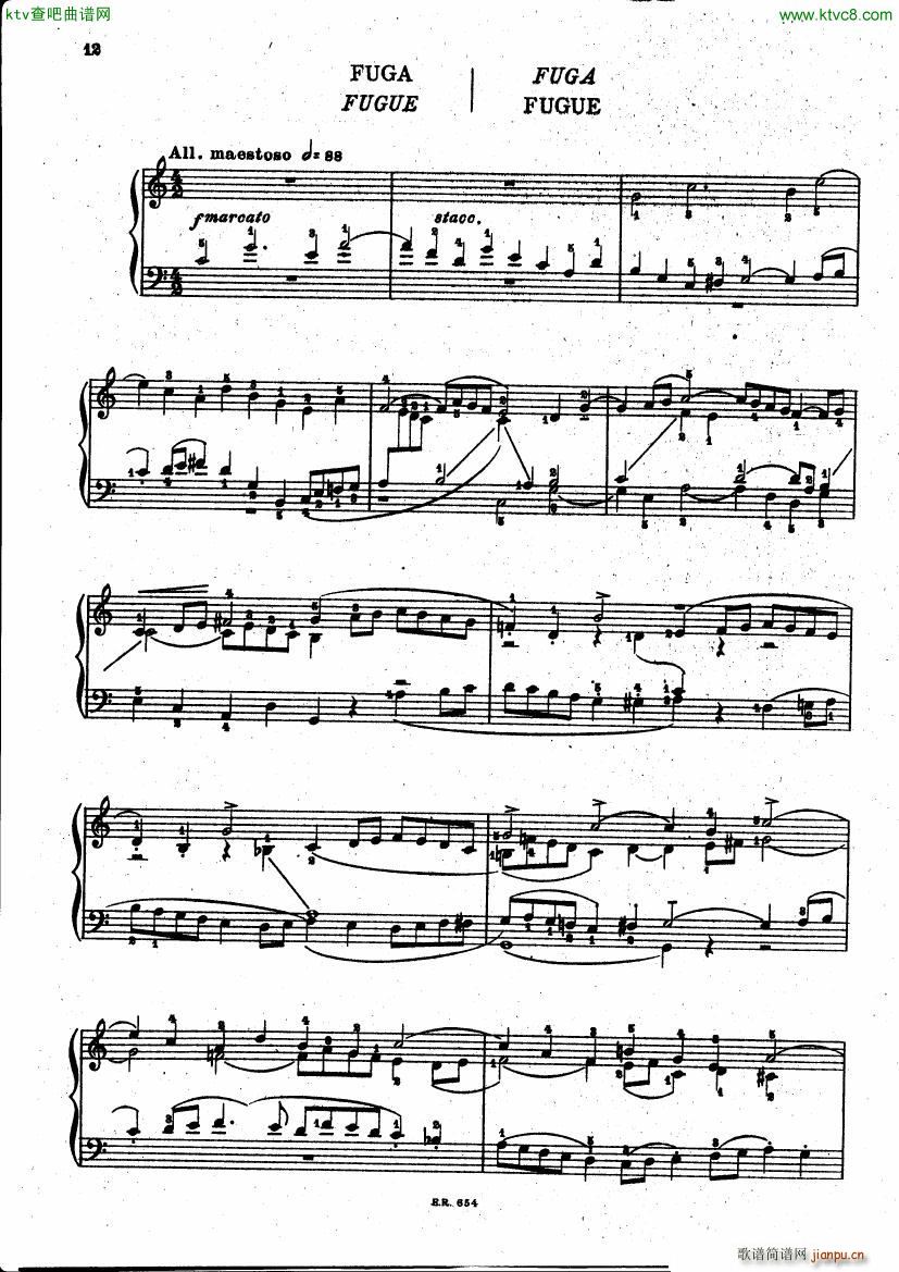BUSONI Prelude and fugue op21 2(����V)1