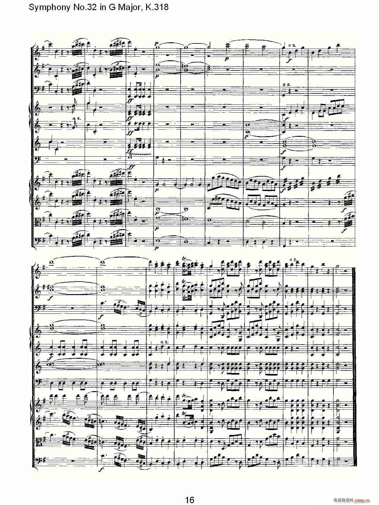 Symphony No.32 in G Major, K.318(ʮ�ּ�����)16
