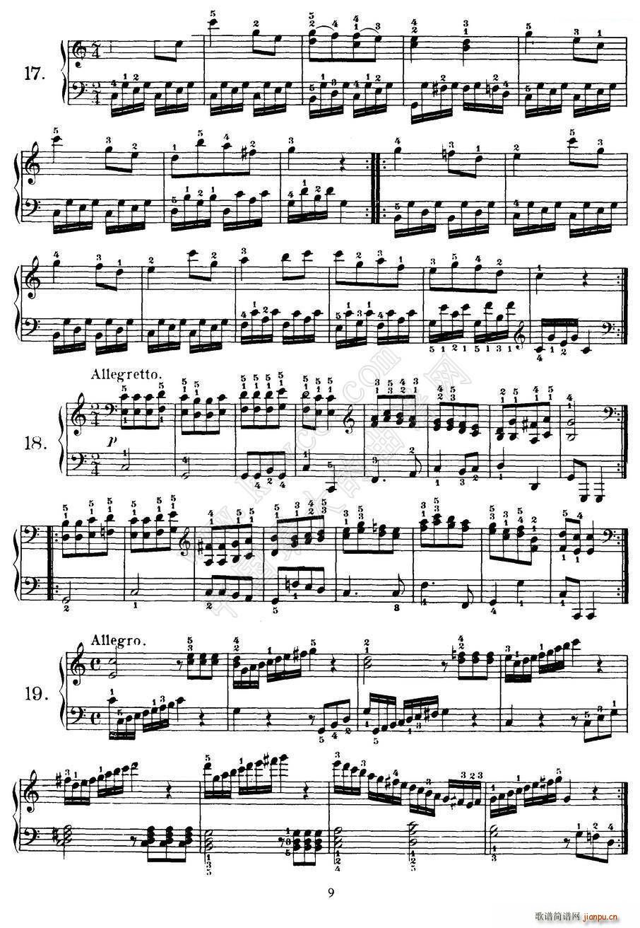 Czerny 100 Progressive Studies Op 139 1 21(����V)9