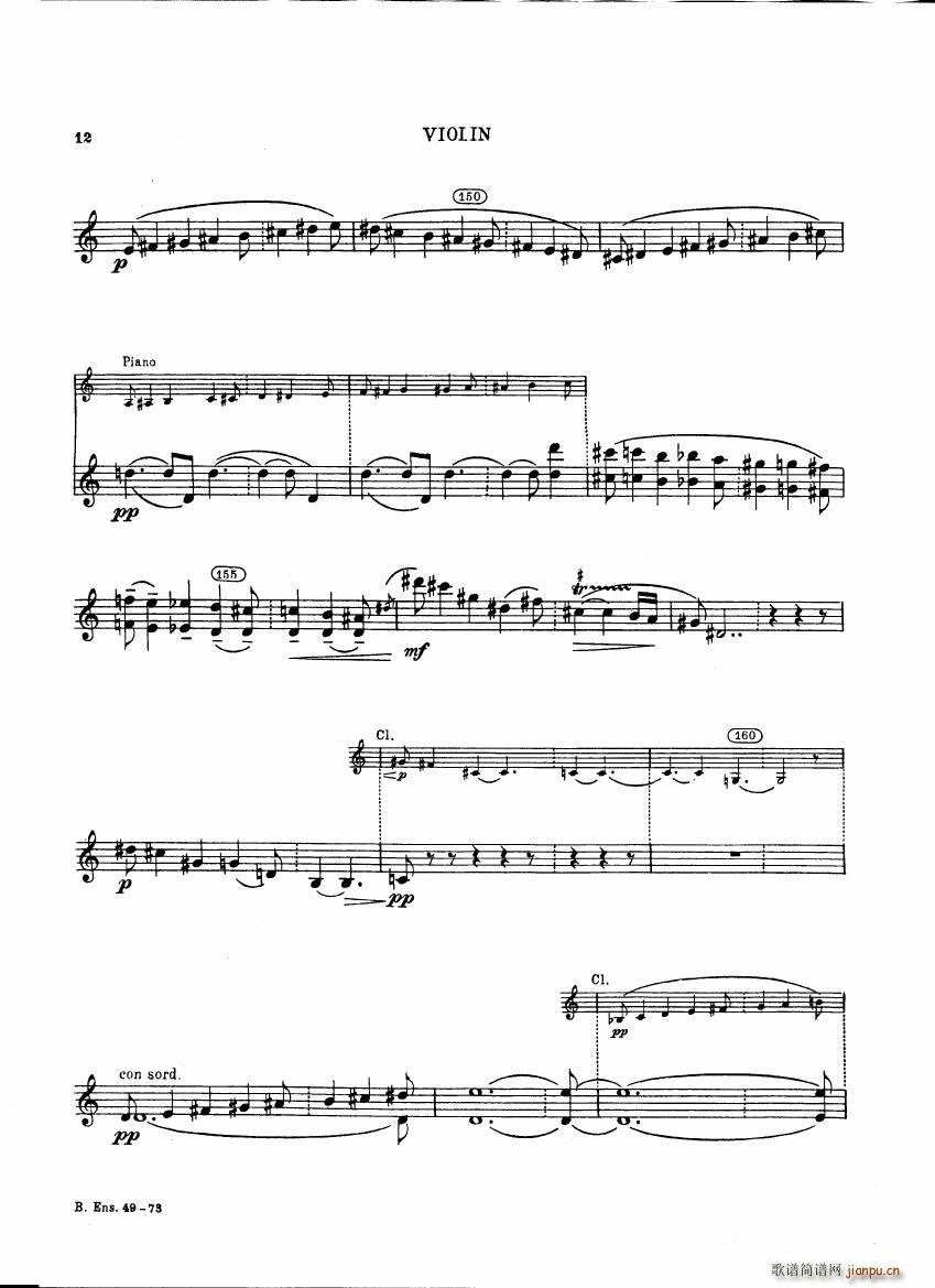 Bartok SZ 111 Contrasts violin(����V)12