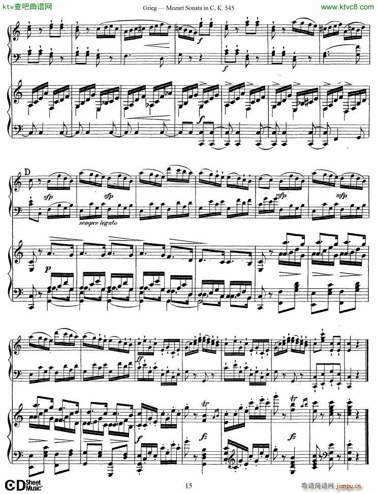 Grieg Mozart sonata KV545 2 pianos(����V)15
