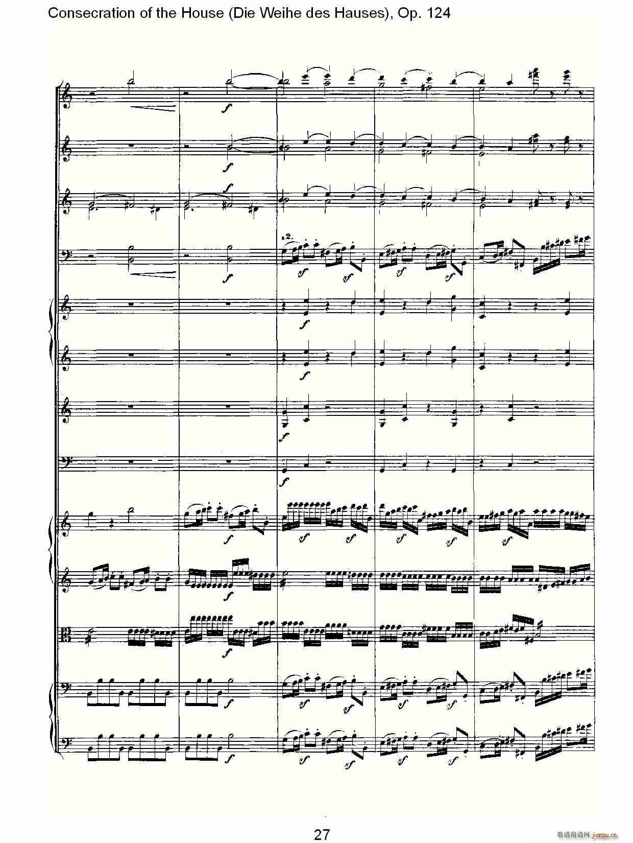 Die Weihe des HausesOp. 124(ʮ�ּ�����)27