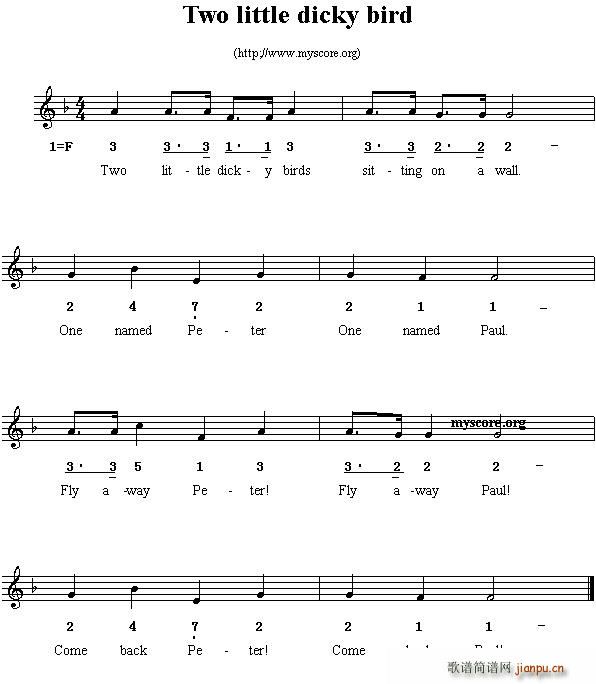 Two little dicky birds(ʮ�ּ�����)1