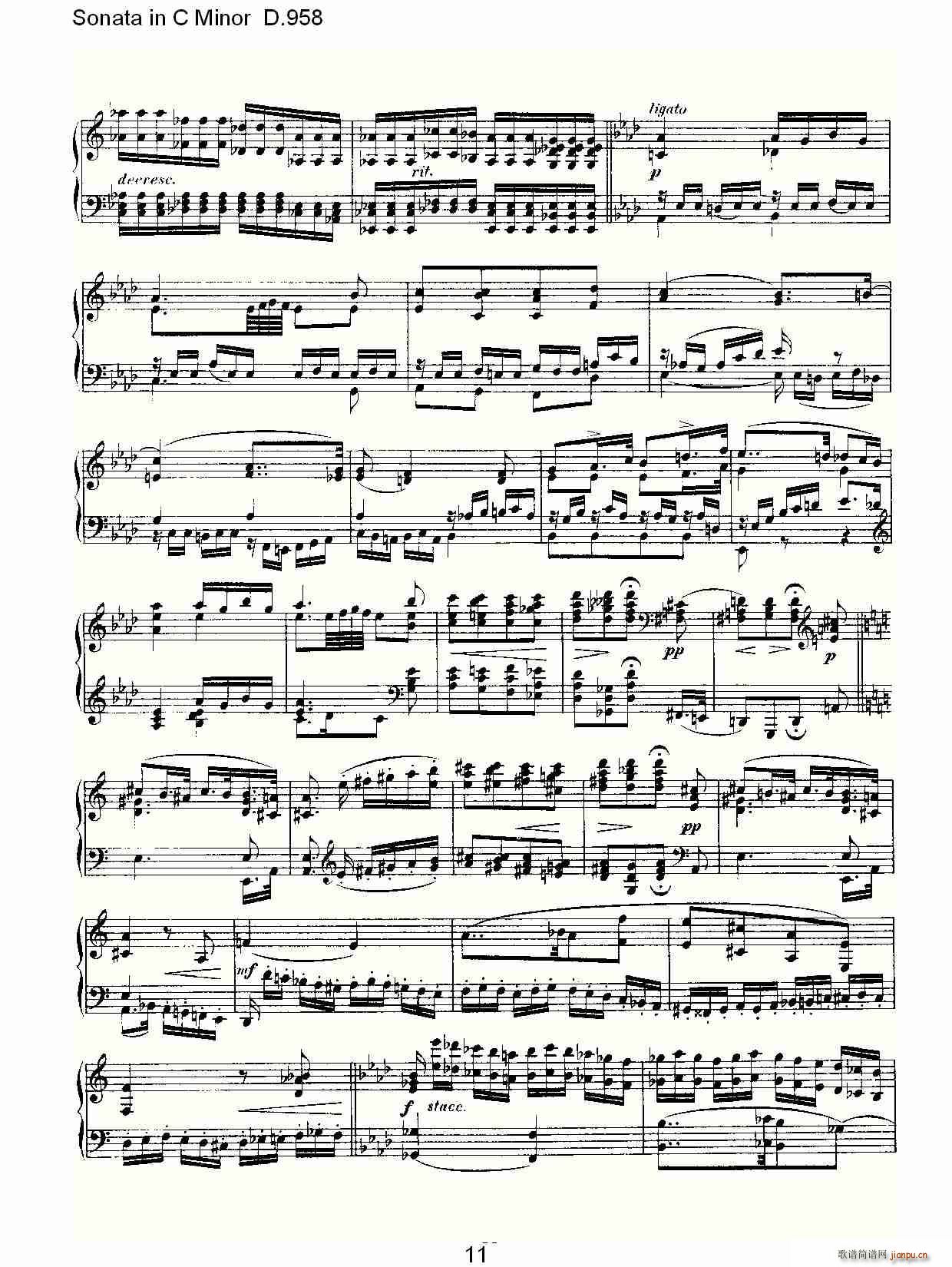 Sonata in C Minor D.958(ʮ�ּ�����)11