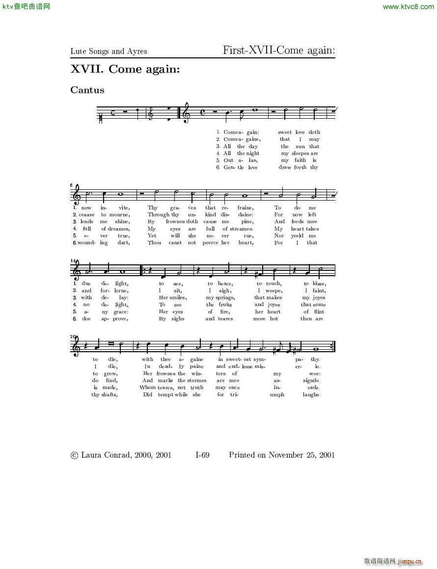 Dowland Lute Music ��(����V)25