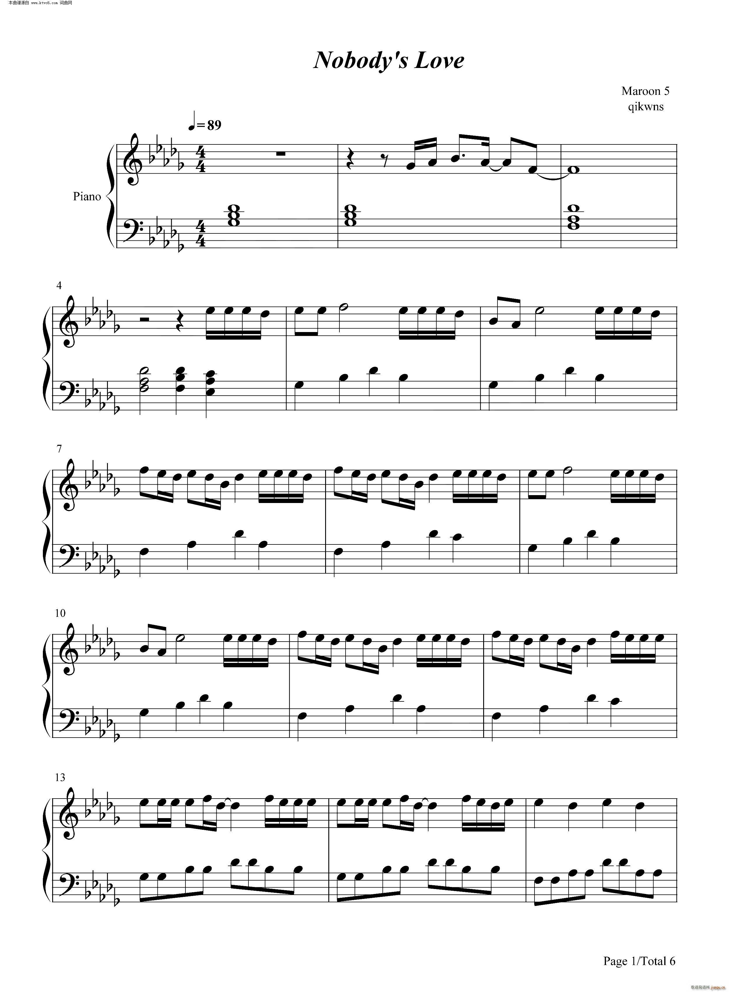 Nobodys Love(����V)1