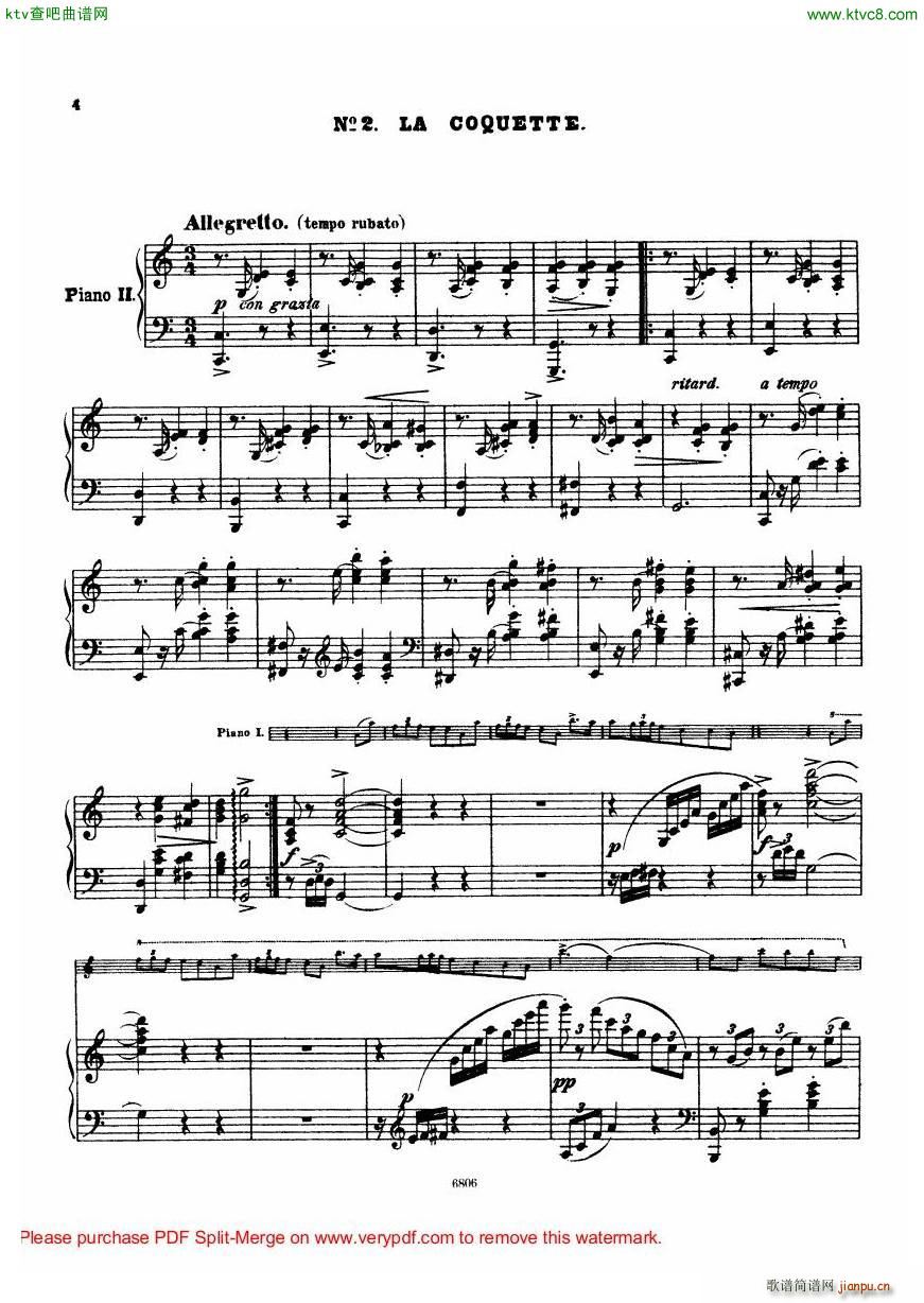 Arensky op 23 Suite No 2 Silhouettes(����V)25