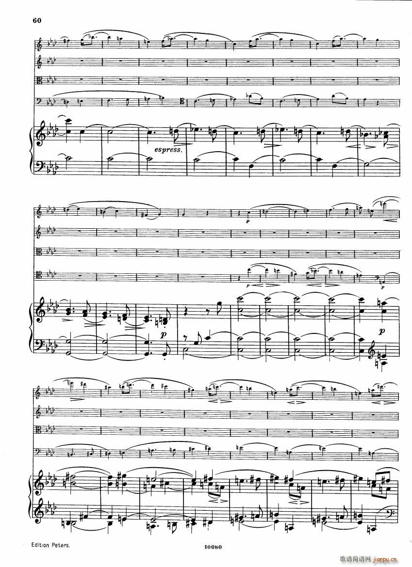 Brahms op 34 Piano Quintet f minor score ��(����V)18
