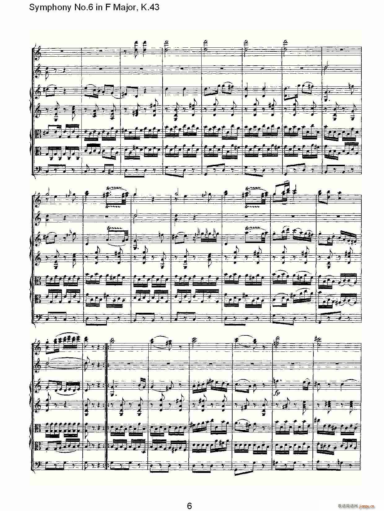 Symphony No.6 in F Major, K.43(ʮ�ּ�����)5
