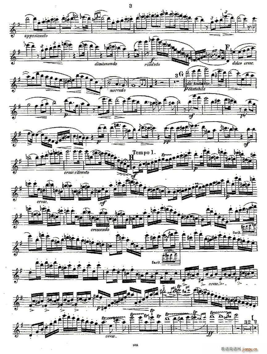 Concertst��ck . Op. 3. - flute part only(ʮ�ּ�����)3