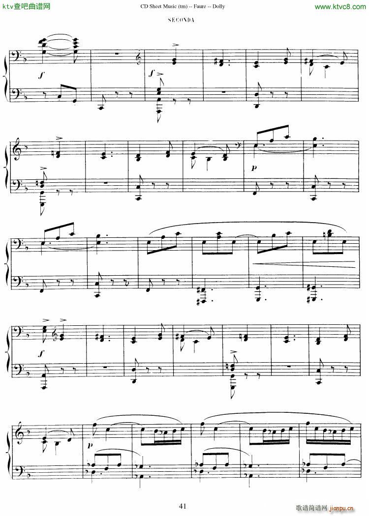 Faur�� op 56 Dolly Suite(����V)42