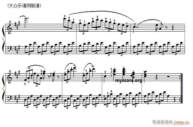 ܇(ch��)���� С��ټ� Czerny 823 ��65�� ��������ʾ(����V)3