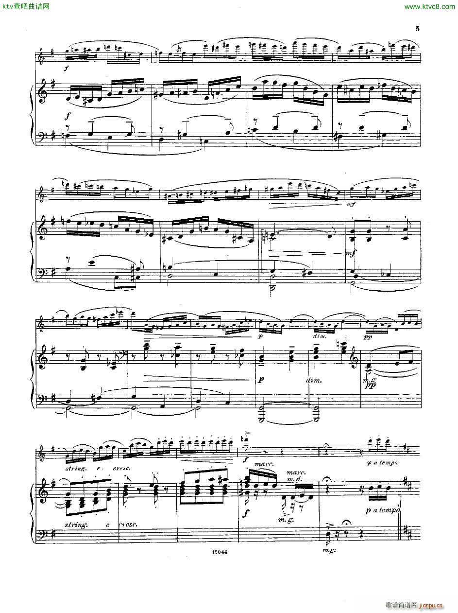 Andersen op 62 Dix Morceaux fl pno(����V)9