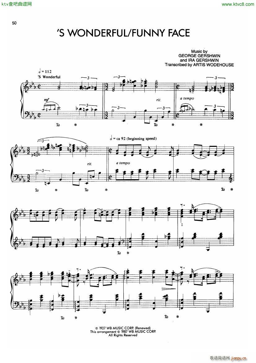 Gershwin wodehouse wonderful(����V)1