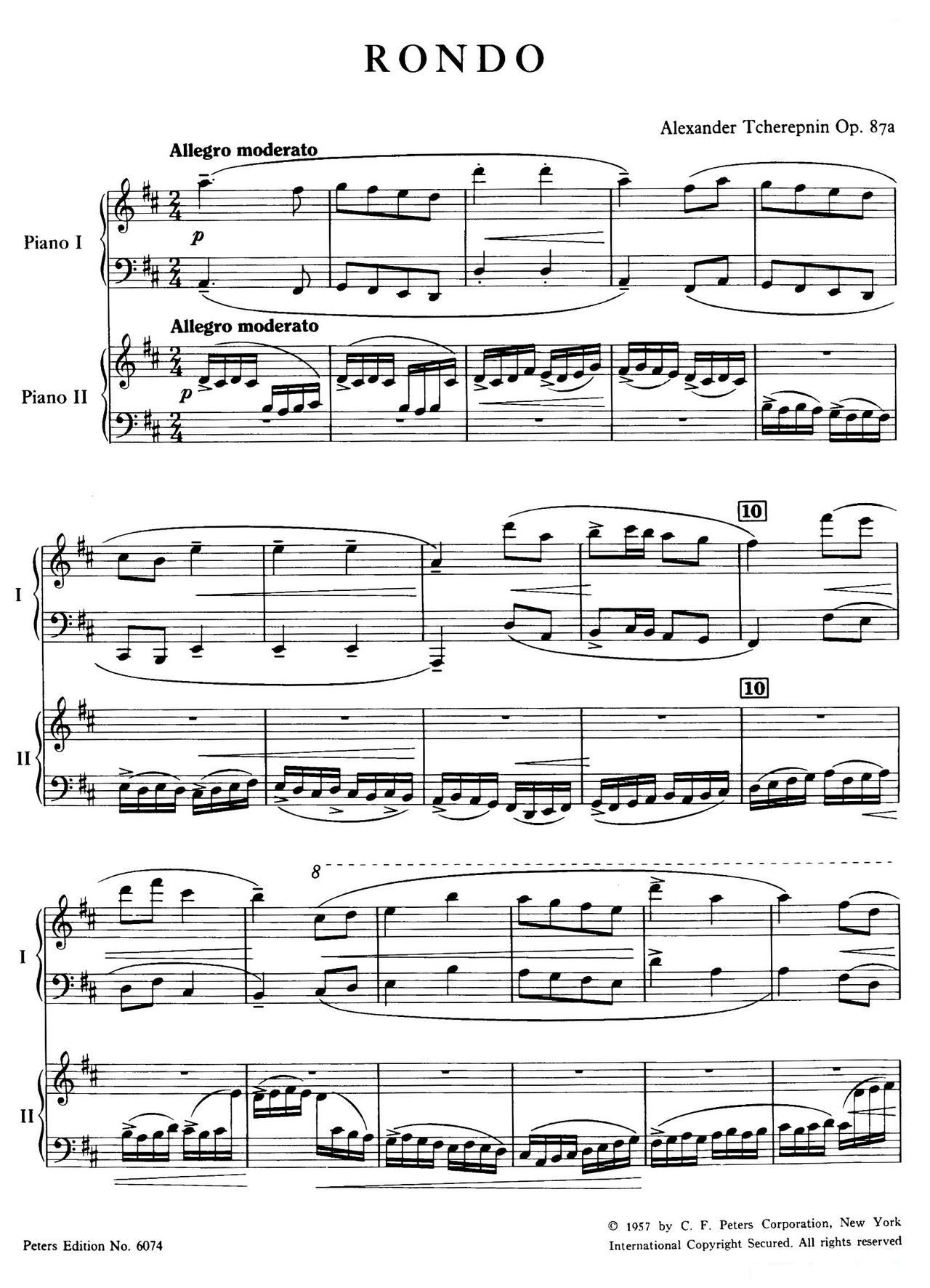 Rondo in D Major Op 87a D���{������ �p���(����V)1