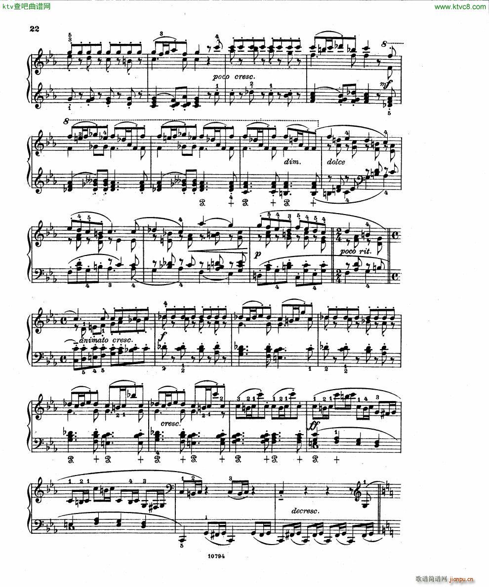 Fuchs Robert Improvisation pour clavier op 11(����V)20