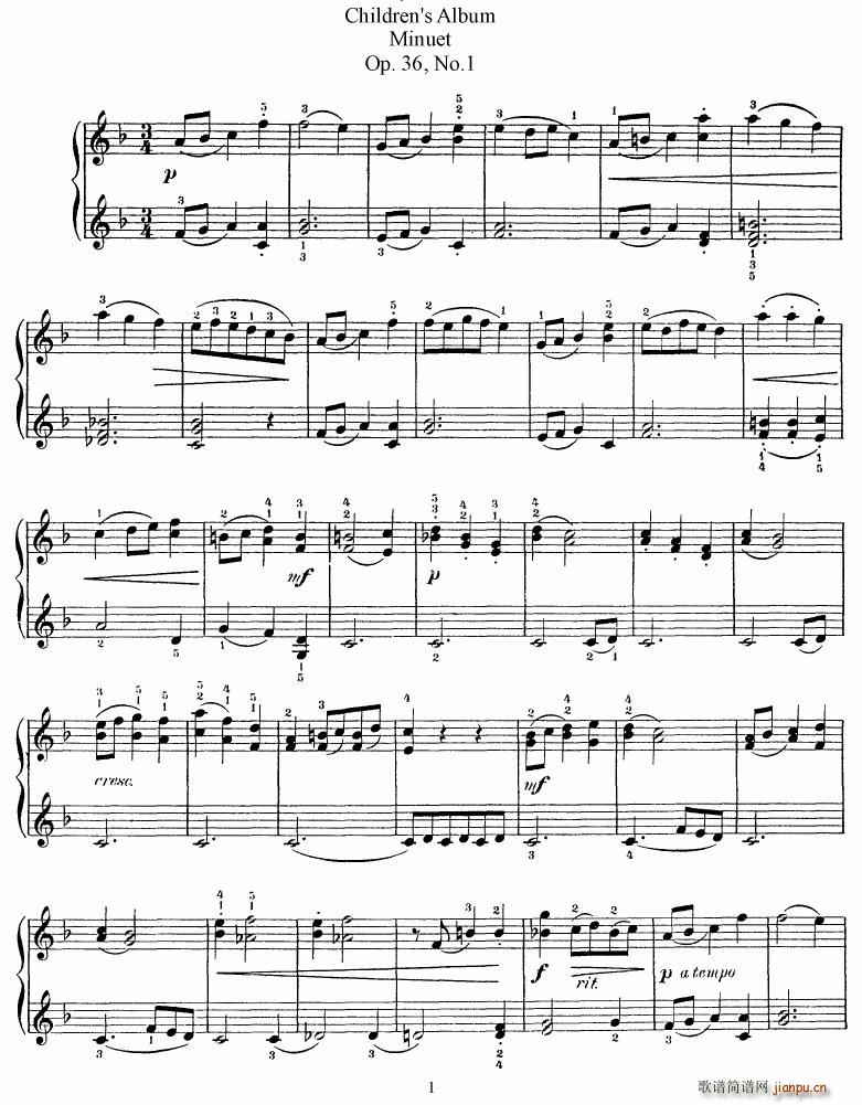 Beach Op 36 Children s Album(����V)1