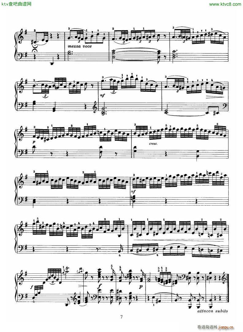 Haydn Piano Sonata No 34 In E(����V)7