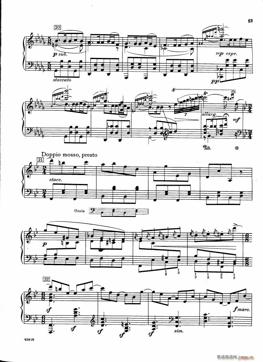 Barber op 28 Souvenirs piano solo(����V)13