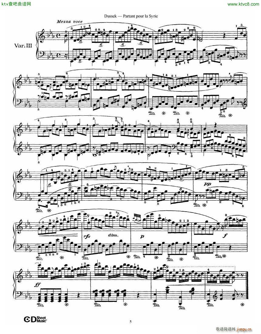 Dussek Partant Pour La Syrie(����V)5