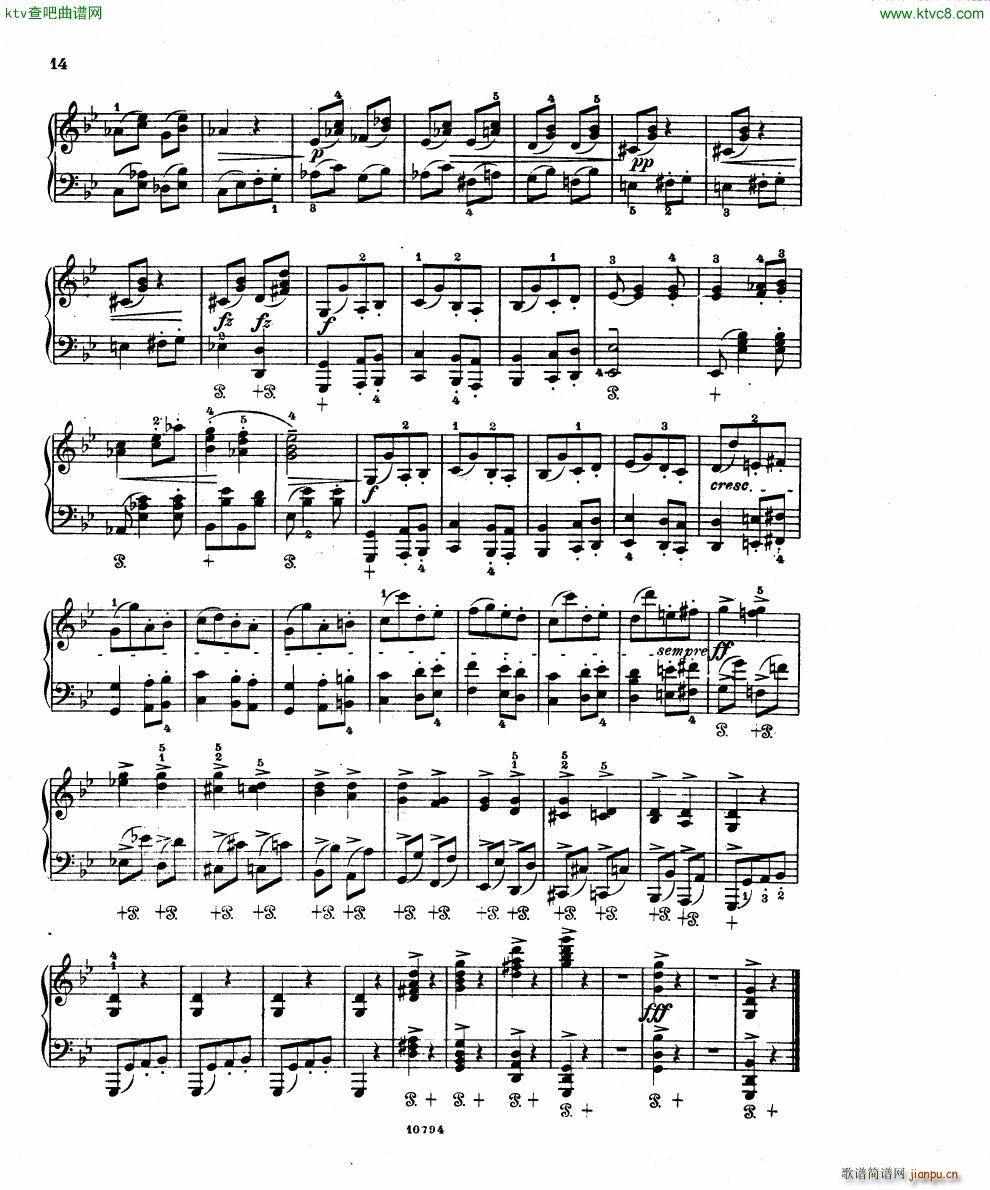 Fuchs Robert Improvisation pour clavier op 11(����V)12