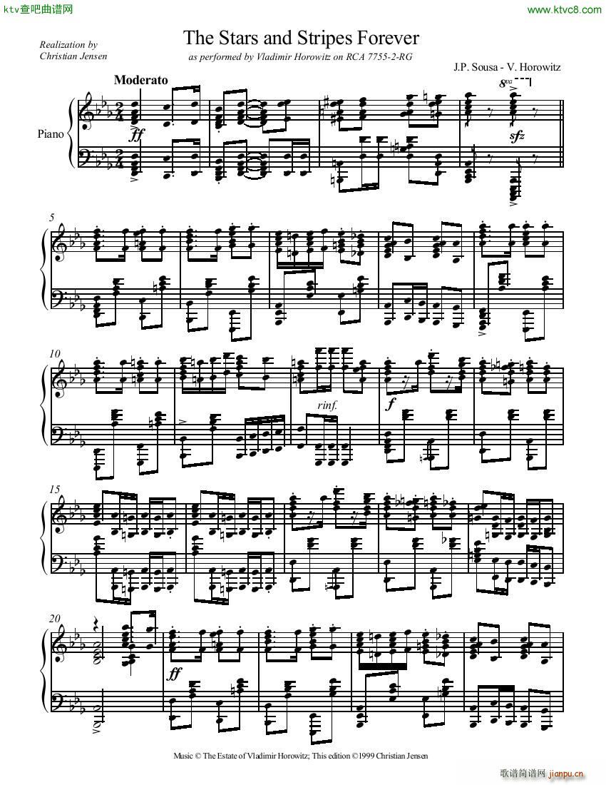 Sousa Horowitz The Stars Stripes Forever(����V)1