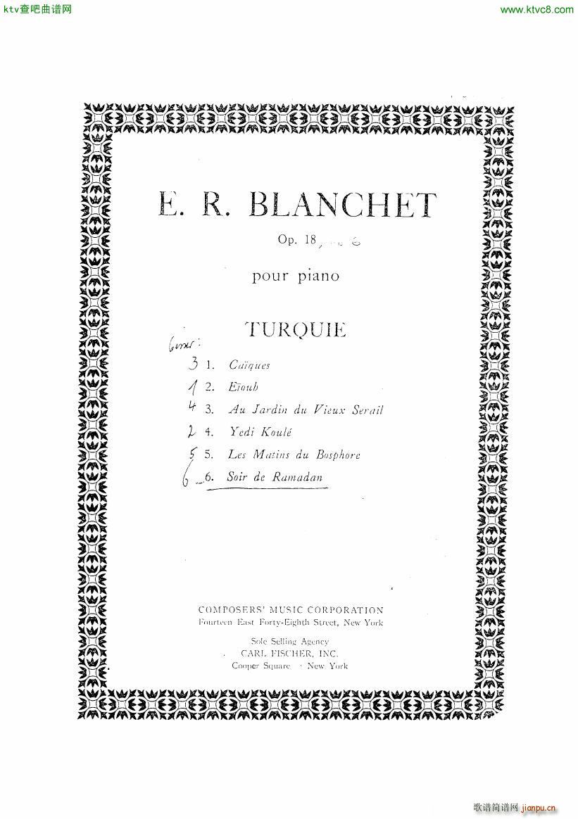 Blanchet Op 18 Turquie(����V)31