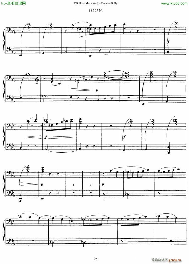 Faur�� op 56 Dolly Suite(����V)26