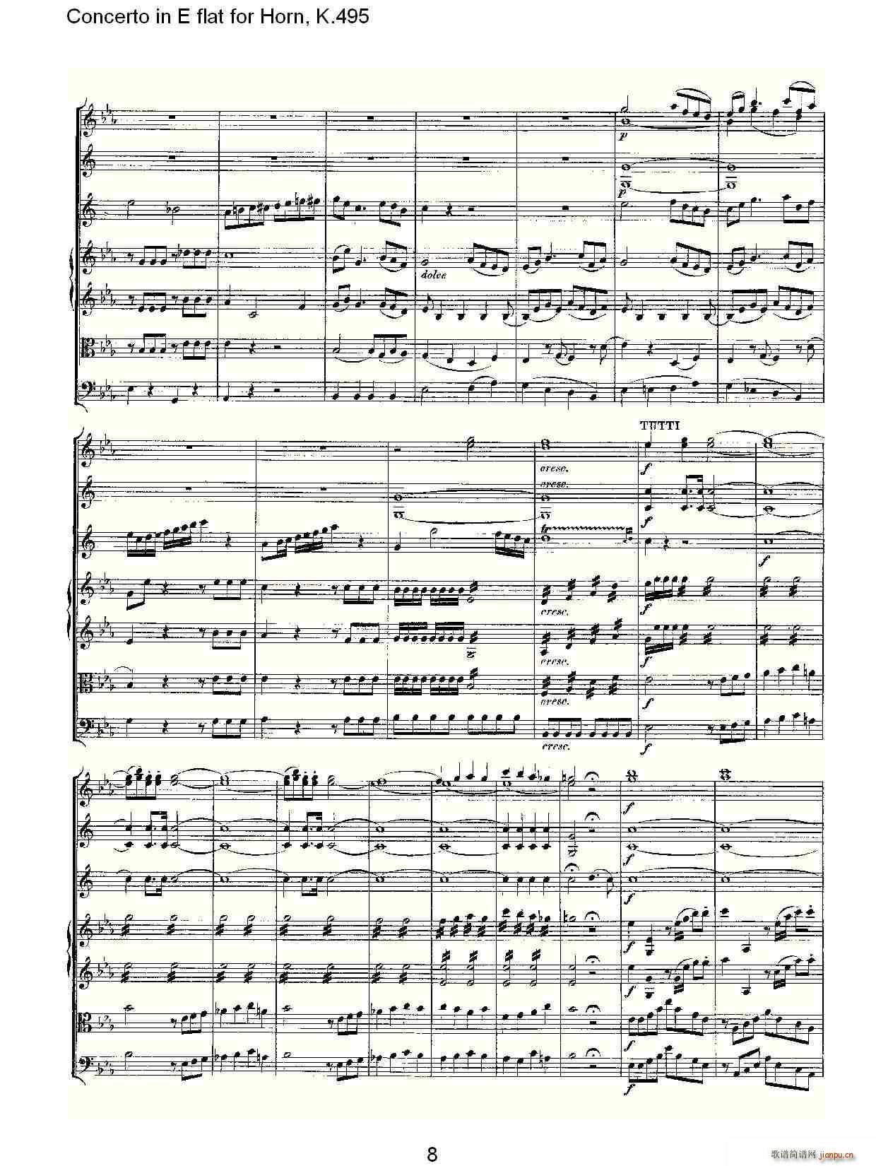 Concerto in E flat for Horn, K.495(ʮ�ּ�����)8