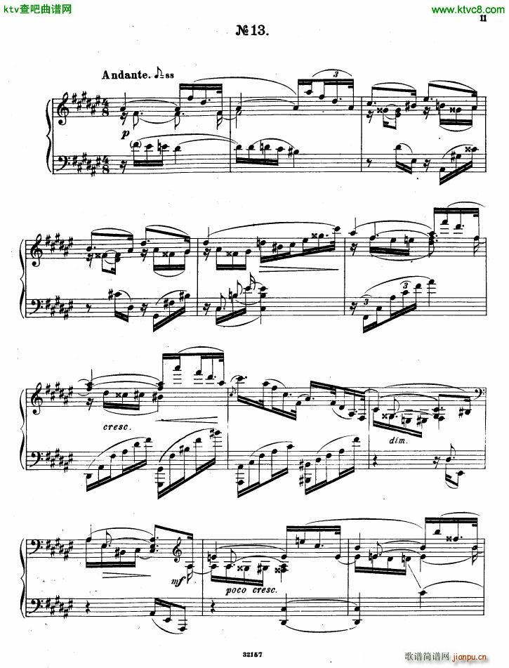 Gliere 25 Preludes op30 Book3(����V)9