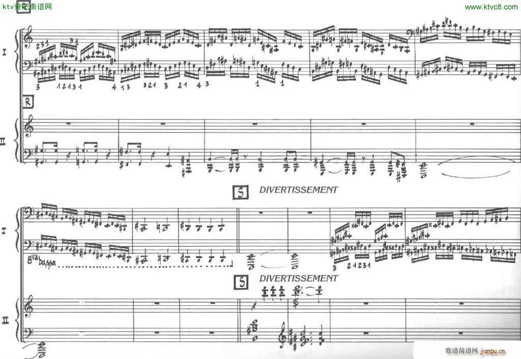 Bolling Sonata for Two Pianist no 2 Part1 1(����V)16