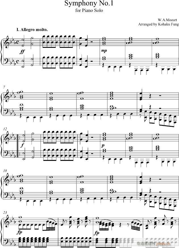 Symphony No.1 for Piano Solo(����V)1