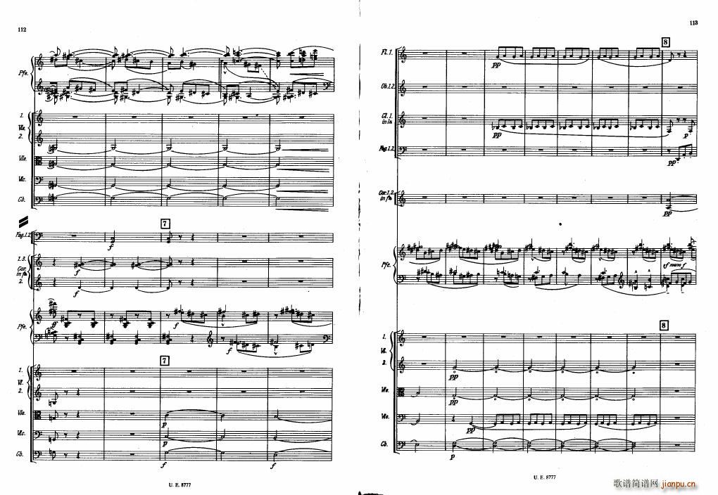 Bartok SZ 83 Piano Concerto No1 Full Score ��(����V)16