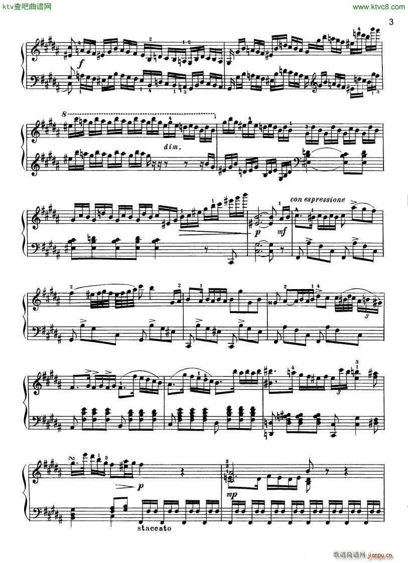 Field Sonata no4 b major(����V)3