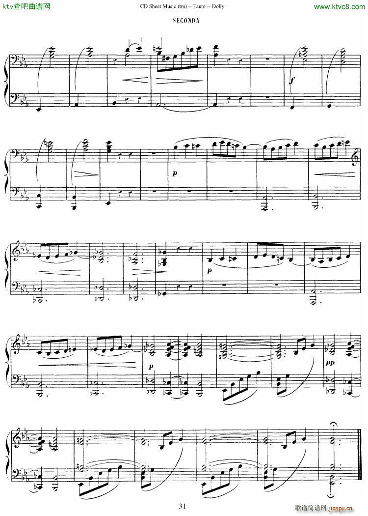 Faur�� op 56 Dolly Suite(����V)32