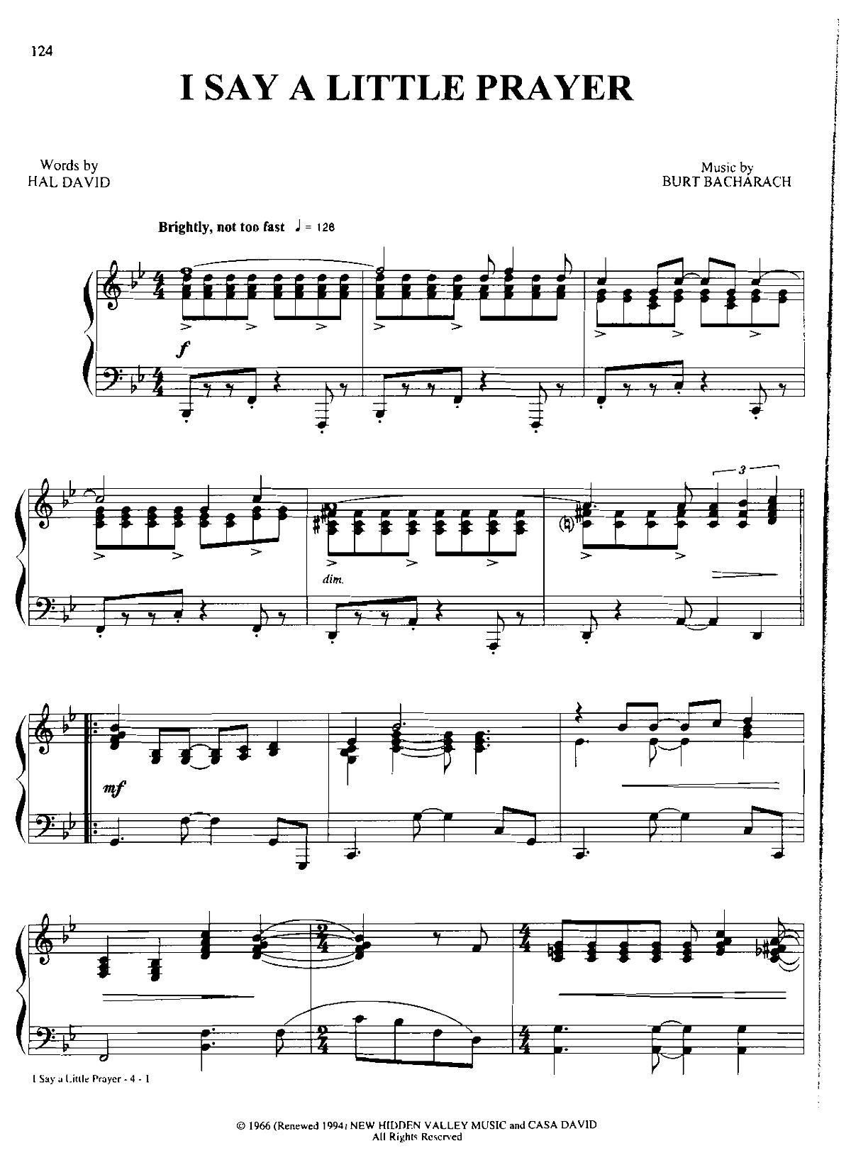 I SAY A LITTLE PRAYER Dan Coates �������{ ��(����V)1