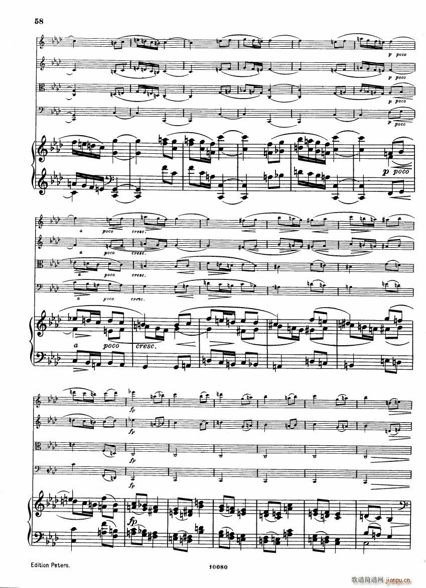 Brahms op 34 Piano Quintet f minor score ��(����V)16