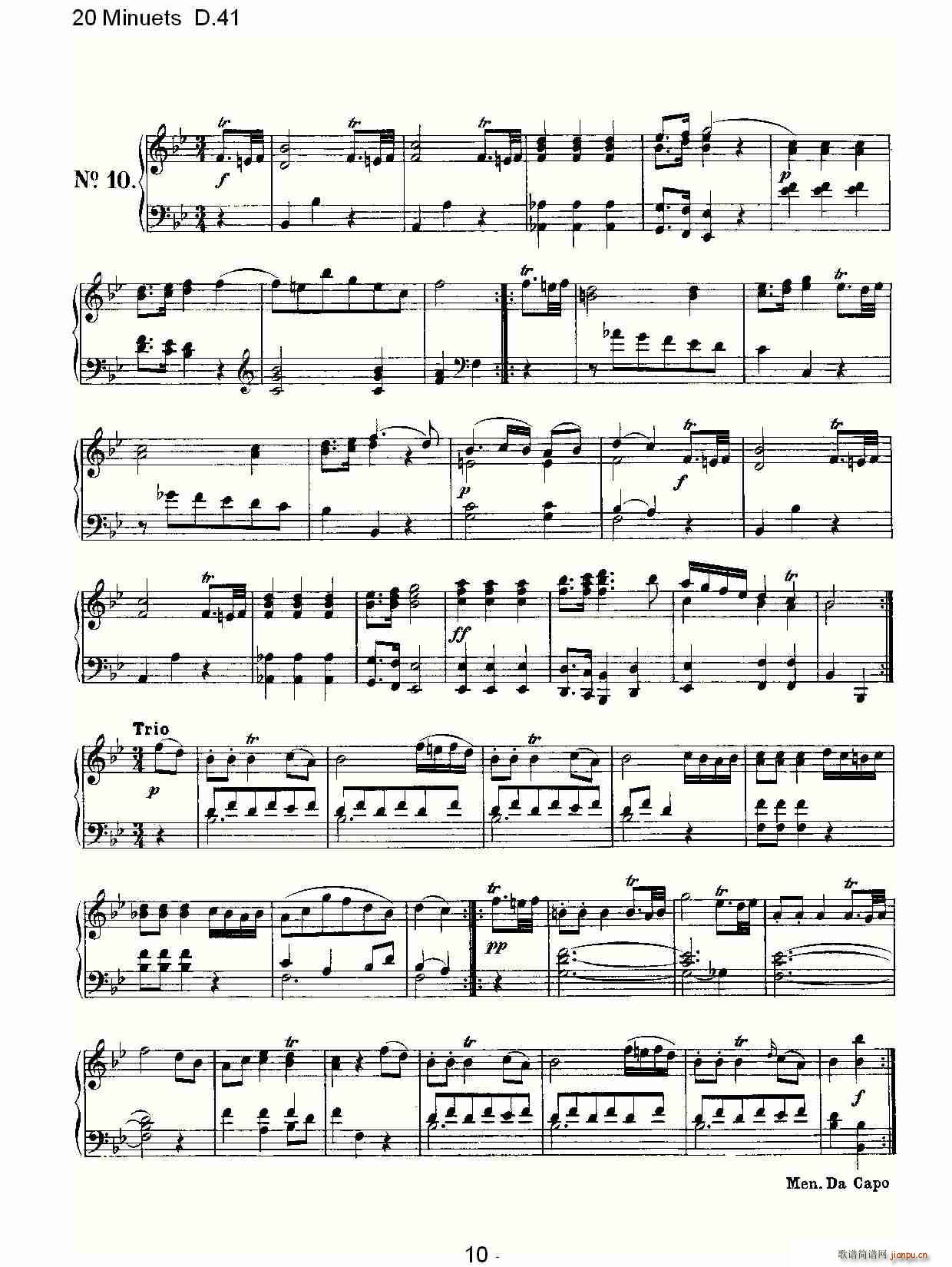 20 Minuets D.41(ʮ�ּ�����)10