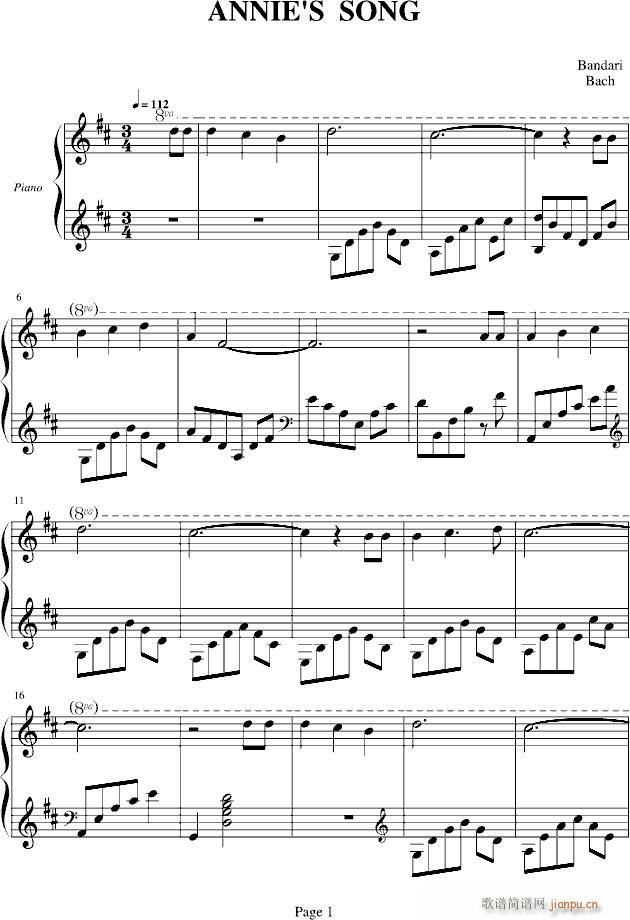 Annie`s song(����V)1