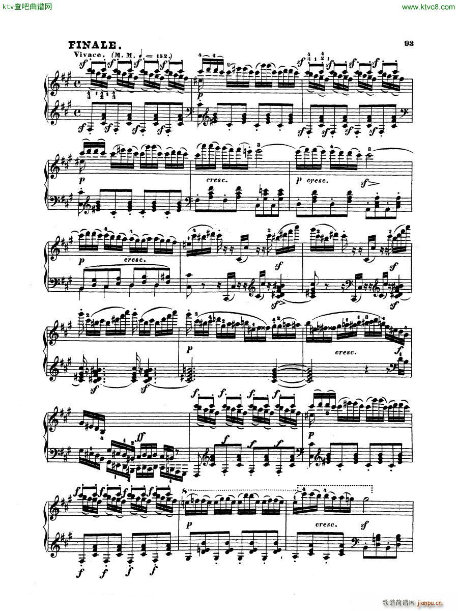 Hummel Sonata in F sharp minor Op 81(����V)20