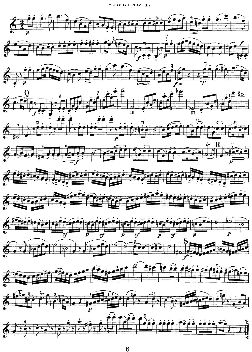 Mozart Quartet No 19 in C Major K 465 Violin 1(ʮ�ּ�����)6