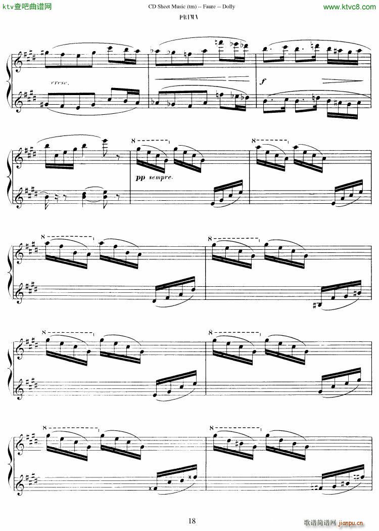 Faur�� op 56 Dolly Suite(����V)19