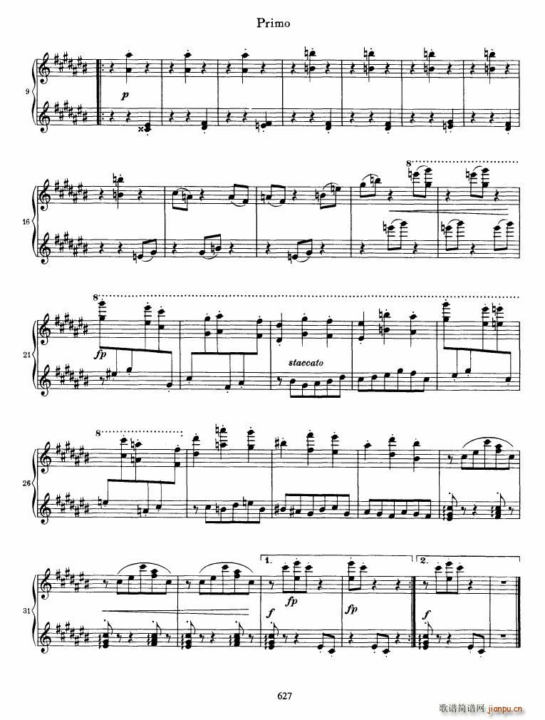 Brahms op 39 Waltzes(����V)9