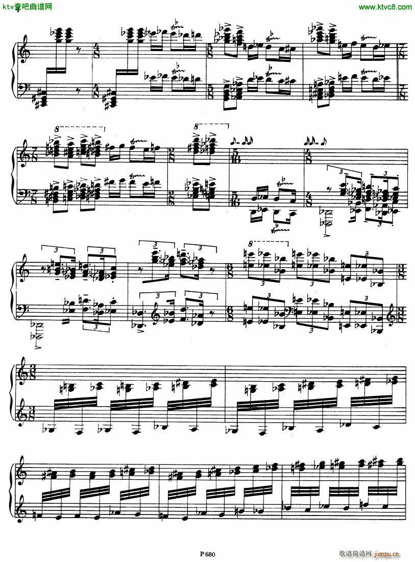 Fiser piano sonata no 3(����V)7