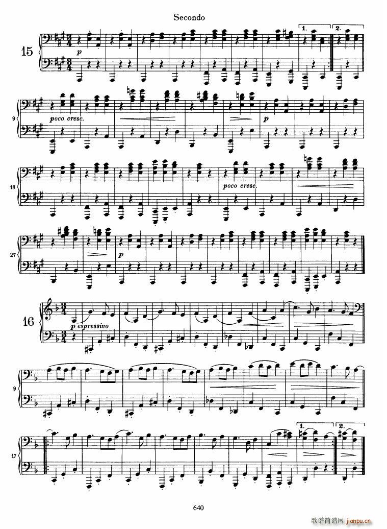 Brahms op 39 Waltzes(����V)22